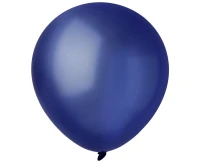 Balony Decomex 5", metalik granatowe, 100szt.