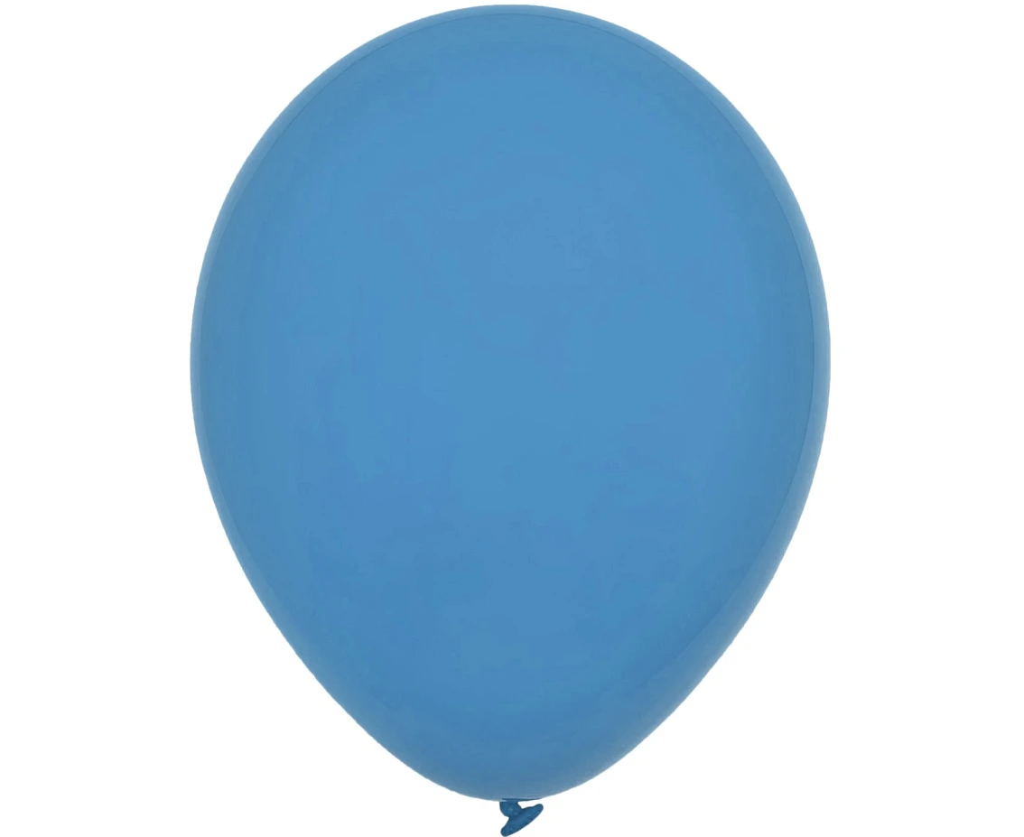 Balony Decomex 9", pastel zgaszone niebieskie, 100szt.