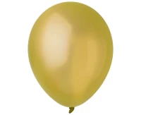 Balony Decomex 9", metalik złote, 100szt.