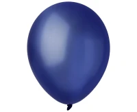 Balony Decomex 9", metalik granatowe, 100szt.