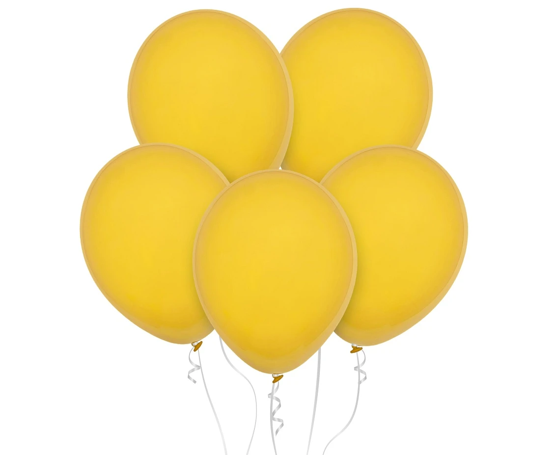 Balony Decomex 11", pastel złoto-żółte, 100szt.