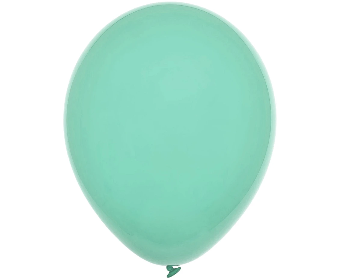 Balony Decomex 11", pastel matowe zielone, 100szt.