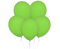 Balony Decomex 11", pastel limonkowa zieleń, 100szt.