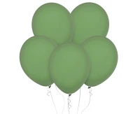 Balony Decomex 11", pastel eukaliptus, 100szt.
