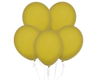 Balony Decomex 11", pastel musztardowe, 100szt.