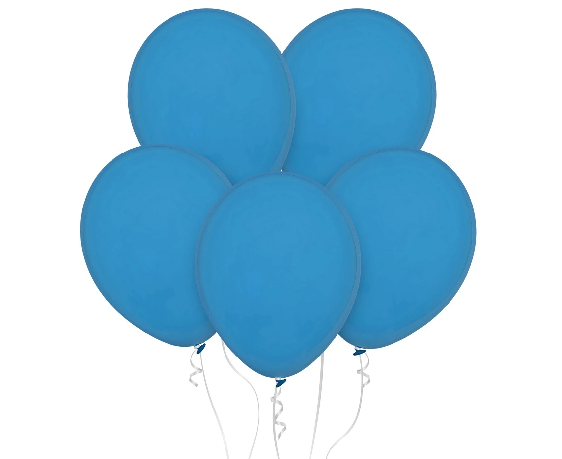 Balony Decomex 11", pastel zgaszone niebieskie, 100szt.