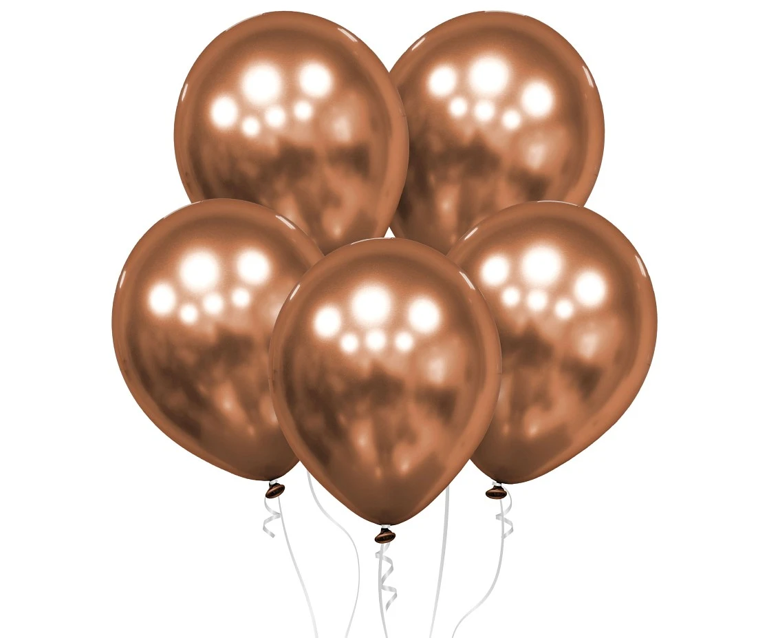 Balony Decomex 11", platyna różowo-złote, 100szt.
