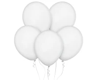 Balony Decomex 18", pastel białe, 25szt.