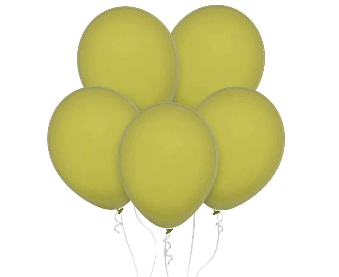 Balony Decomex 18", pastel oliwkowe, 25szt.