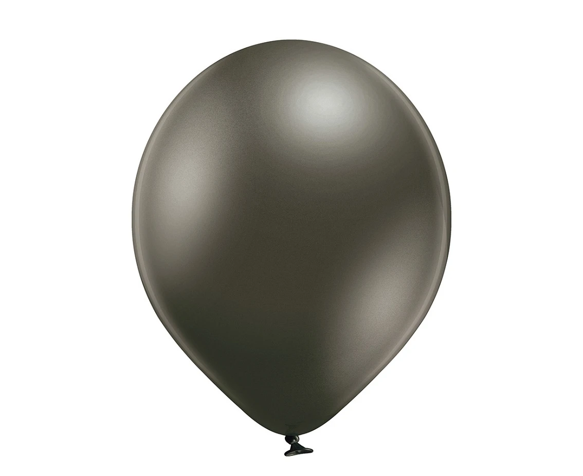 Balony Belbal 12", B105-609, (glossy anthracite) glossy antracytowe, 50szt.