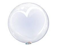 Balon Takara Bubble Balloon - Serca i serduszka, 400 mm/ 10 szt. (rozm. QL 18,5") KK