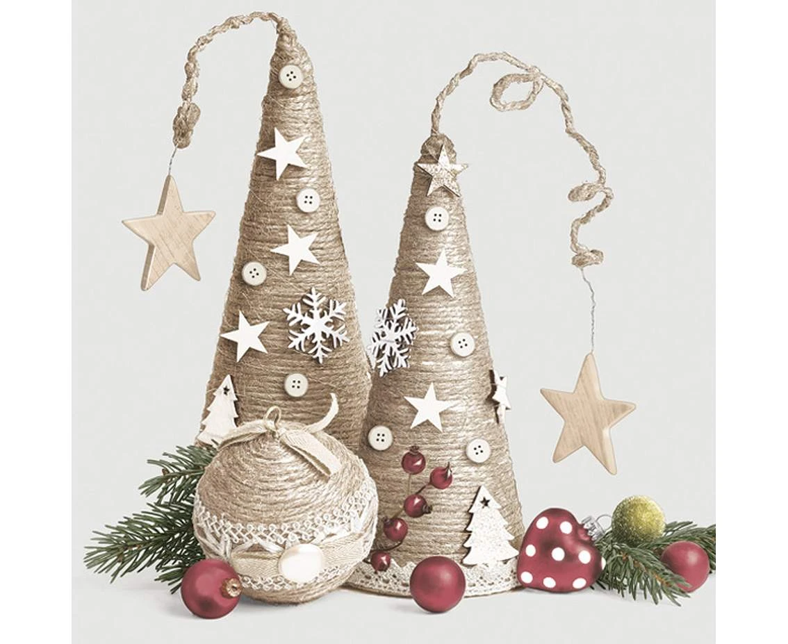 Serwetki papierowe Eco Christmas Decorations, 33x33 cm, 20 szt.