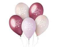 Balony Gemar 13", pastel premium hel kochanej babci, 5szt. KK