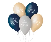 Balony Gemar 13", pastel premium hel kochanemu dziadkowi, 5szt. KK