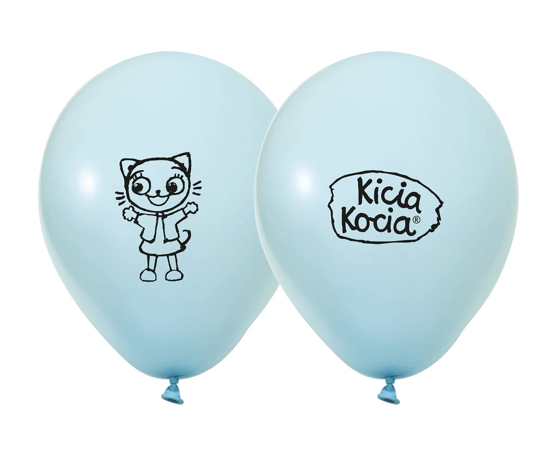 Balony Gemar 12", pastel kicia kocia, 5szt.