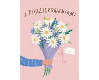 Kartka okolicznościowa KARNET B6 Z PODZIĘKOWANIAMI , 1 szt. KK