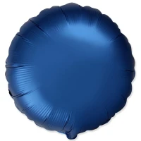 Balon foliowy 18" FX - Okrągły (satynowy Navy Blue), niepakowany