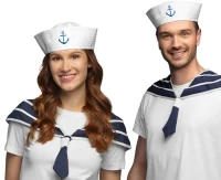 Zestaw Navy (czapka marynarska, kołnierz)