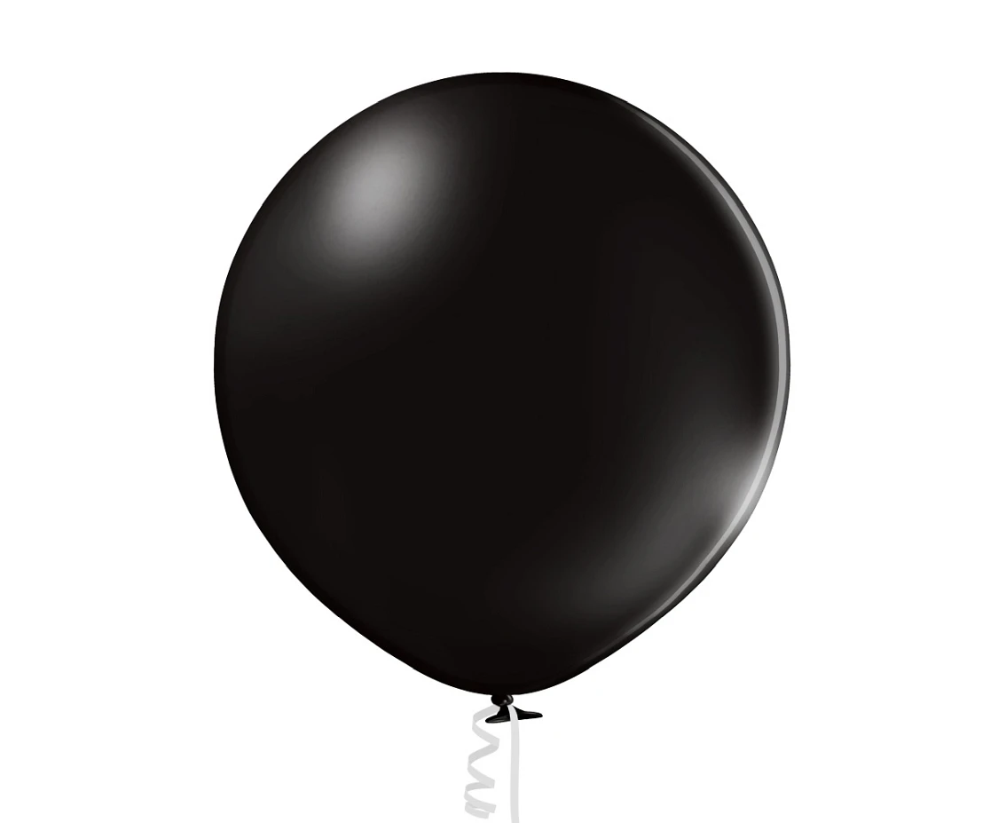 Balony Belbal 24", B250-025, (black) czarne, 5szt.
