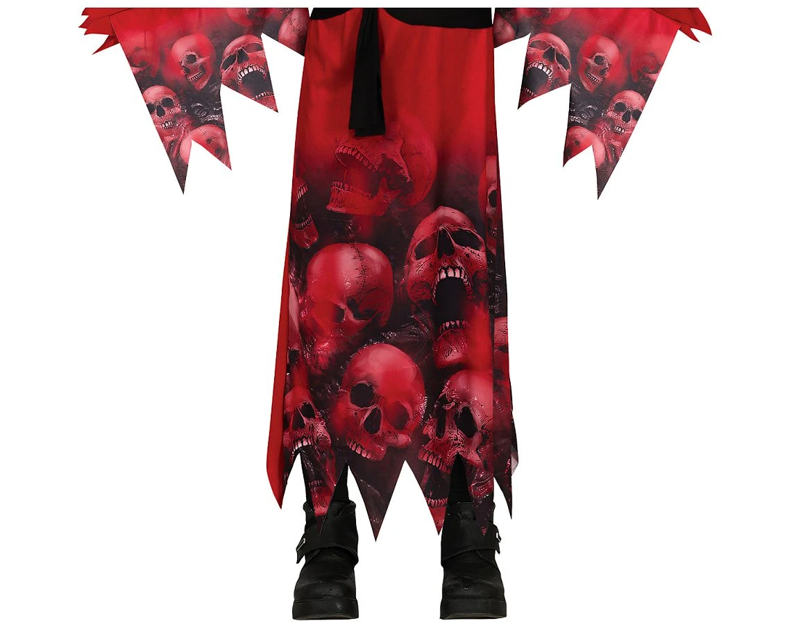 Strój dla dzieci Czerwony Demon (szata), rozm. 130/140 cm