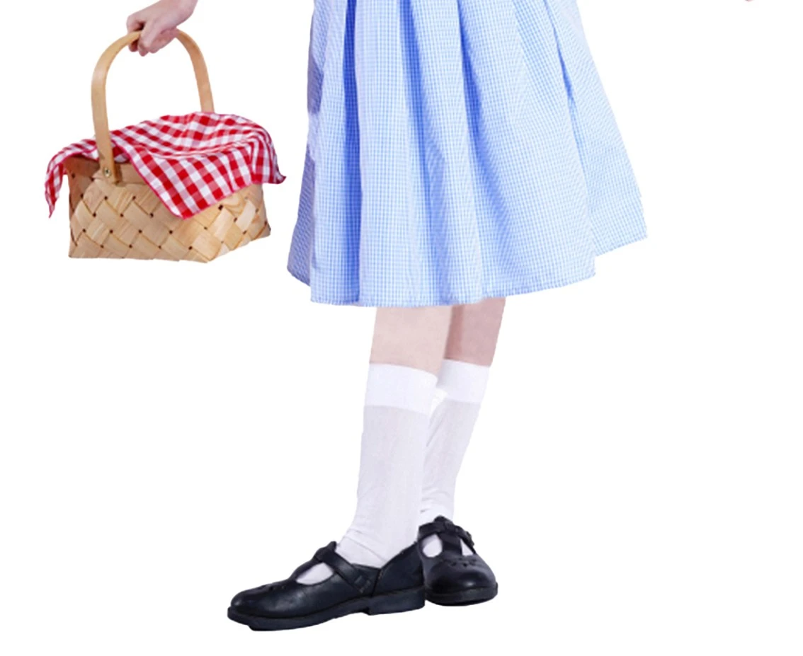 Zestaw dla dzieci Niebieska dziewczynka (sukienka, wstążki do włosów 2 szt.), rozm. 130/140 cm