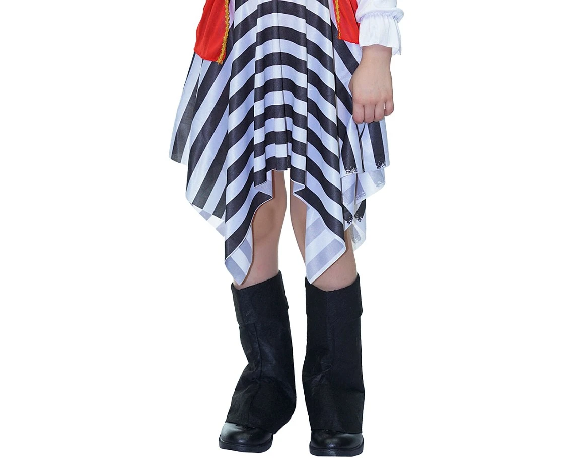 Zestaw dla dzieci Piratka (kapelusz, koszula, pasek, spódnica), rozm. 130/140 cm
