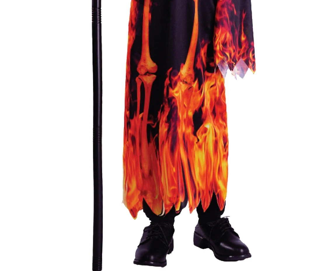 Strój dla dzieci Płonący Diabeł (szata z kapturem), rozm. 110/120 cm