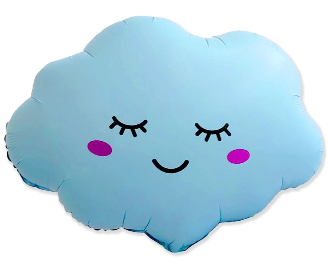 Balon foliowy 24" FX - Chmurka (matowa Baby Blue) KK