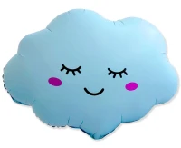 Balon foliowy 24" FX - Chmurka (matowa Baby Blue) KK