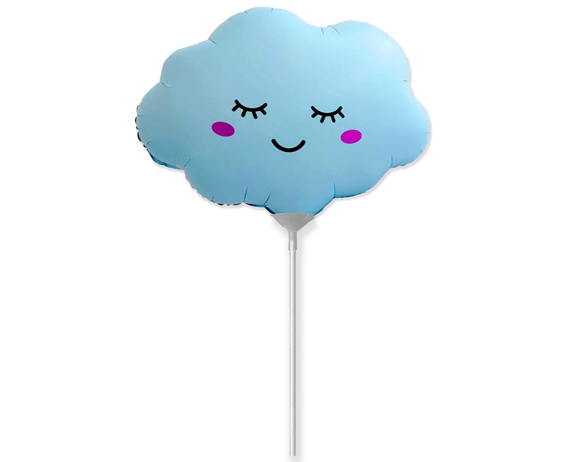 Balon foliowy 14" FX - Chmurka (matowa Baby Blue)
