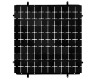Panel dekoracyjny czarny, czarne tło typ B, 30x30 cm/ 100 kwadratów