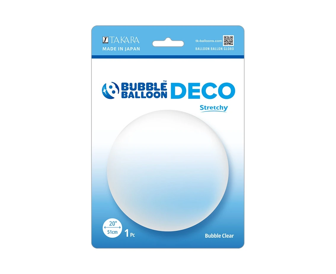 Balon Takara DECO Bubble Clear, 20"