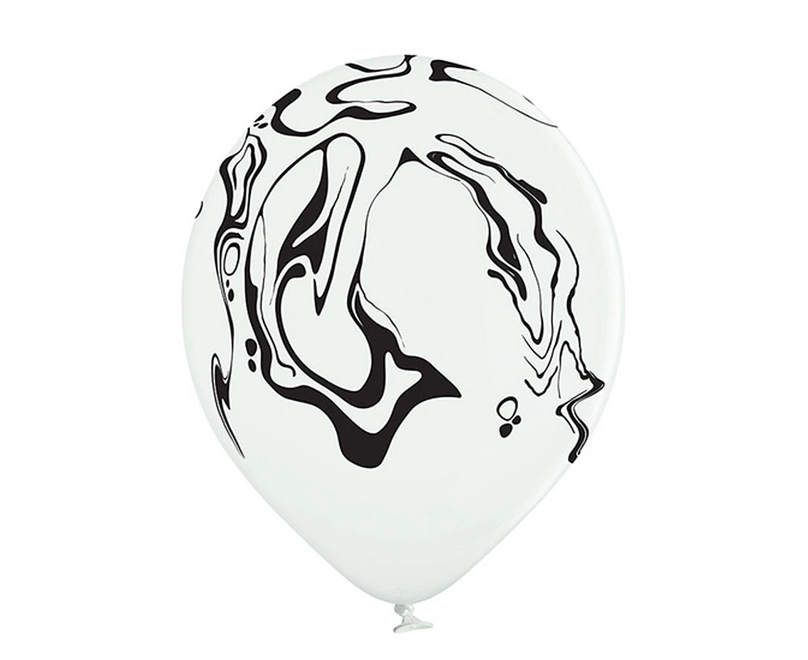 Balony Belbal 12", D11, marmurkowe, 6szt.