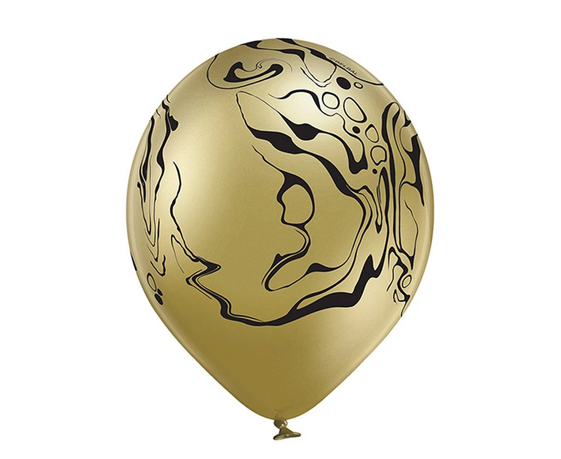 Balony Belbal 12", D11, marmurkowe, 6szt.