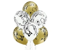 Balony Belbal 12", D11, marmurkowe, 6szt.