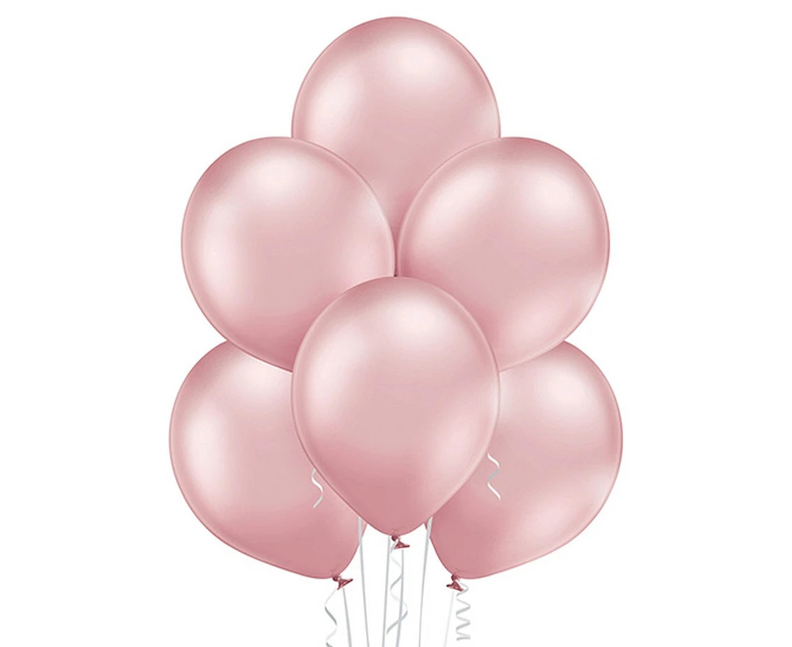 Balony Belbal 12", B105-614, (glossy light pink) glossy jasnoróżowe, 100szt.