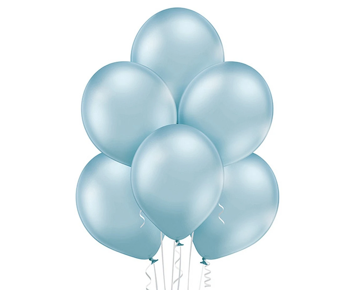 Balony Belbal 12", B105-615, (glossy light blue) glossy jasnoniebieskie, 100szt.