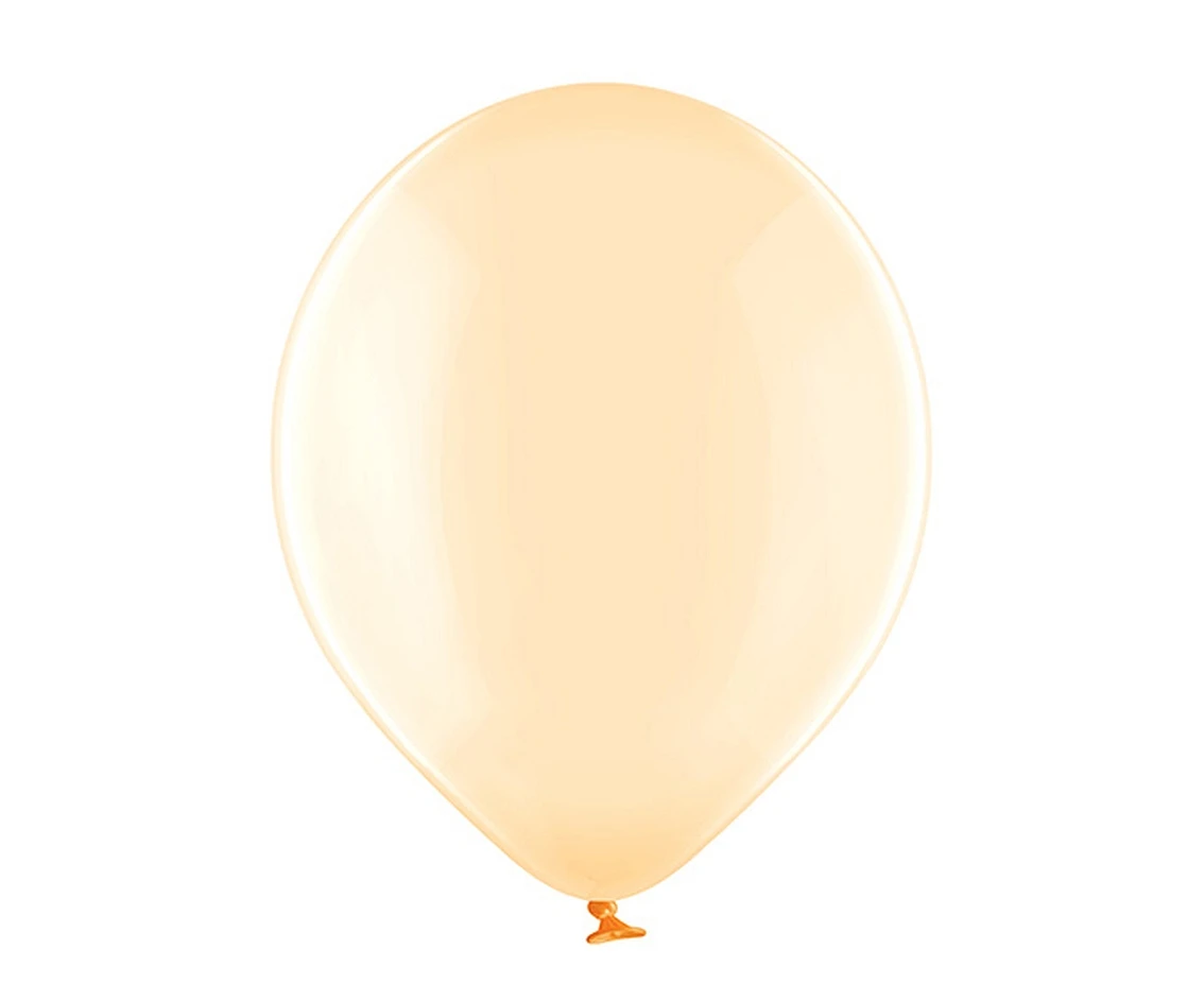 Balony Belbal 12", B105-047, (balloons clear soap orange) crystal pomarańczowe, 100szt. KK