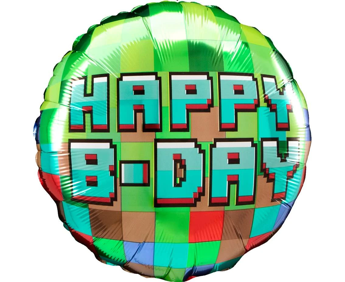 Balon foliowy 18", Pixel party