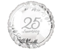 Balon foliowy 18" SHP -  Happy 25th anniversary KK