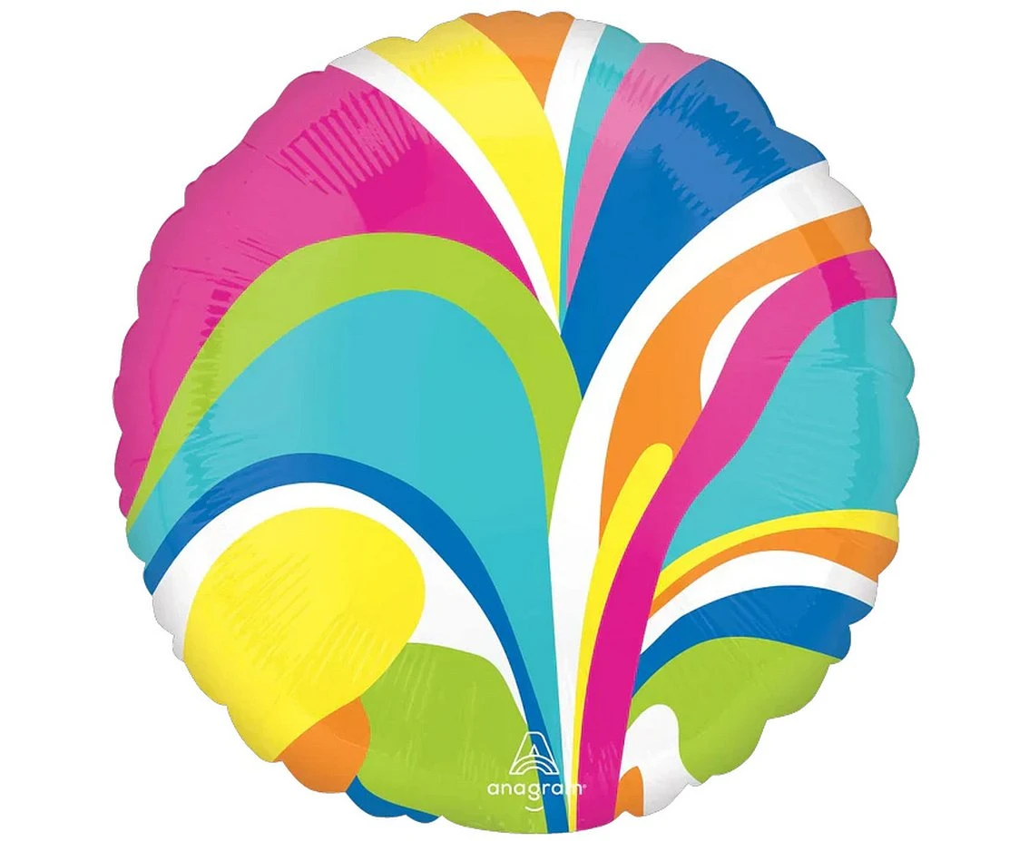 Balon foliowy 18" SHP -  Vibrant macro marble KK