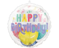Balon foliowy Insider Pastel confetti birthday KK
