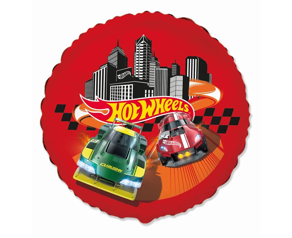 Balon foliowy 18" FX- Hot Wheels , niepakowany