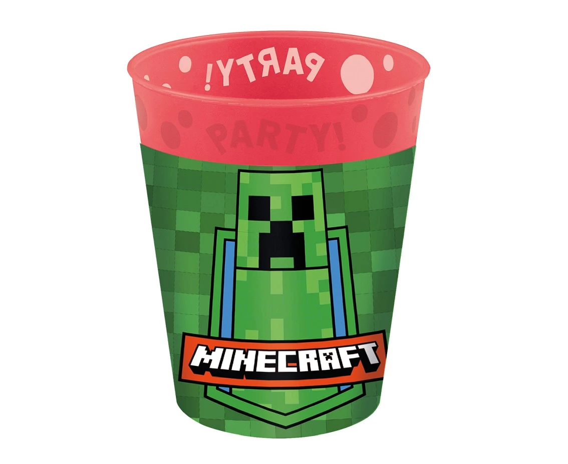 Kubeczki wielokrotnego użytku Minecraft Mojang,  250 ml, 4 szt.