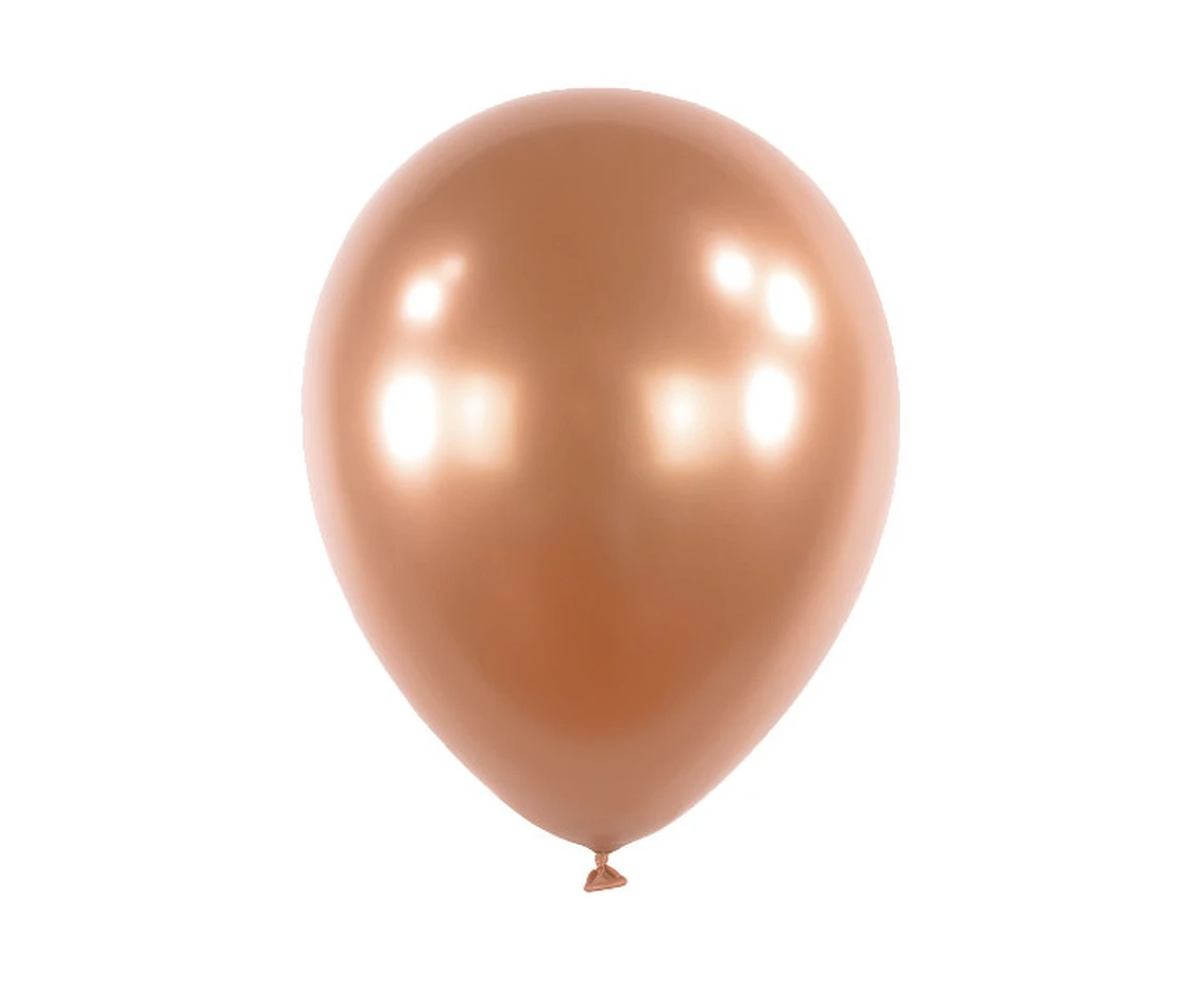 Balony Anagram 11", RND satynowe luxe różowe złoto, 50szt. KK