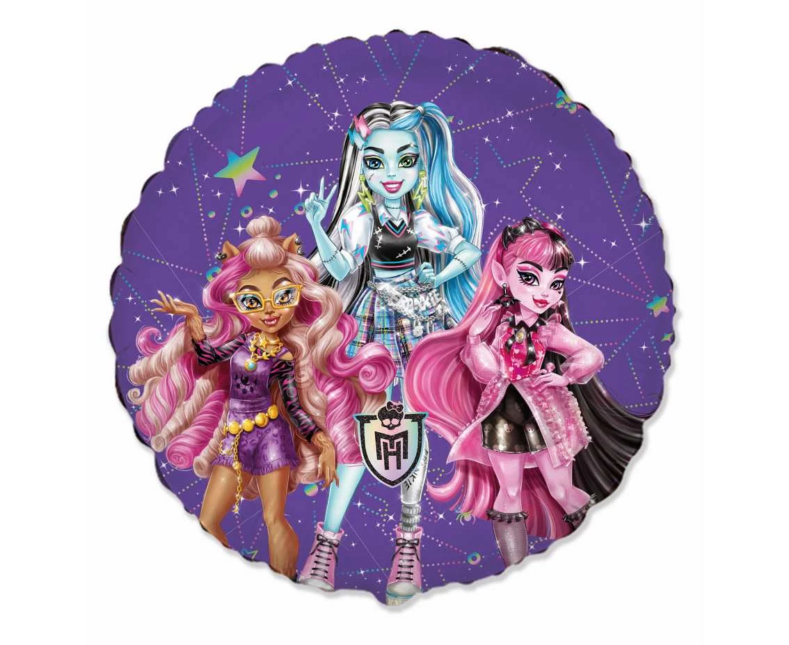 Balon foliowy 18" FX - Monster High, pakowany KK
