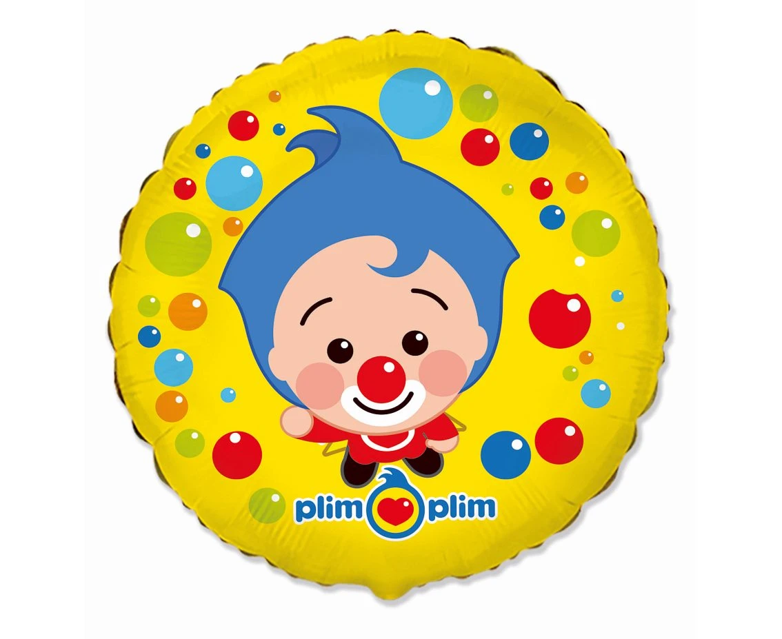 Balon foliowy 18" FX - Plim Plim, pakowany KK