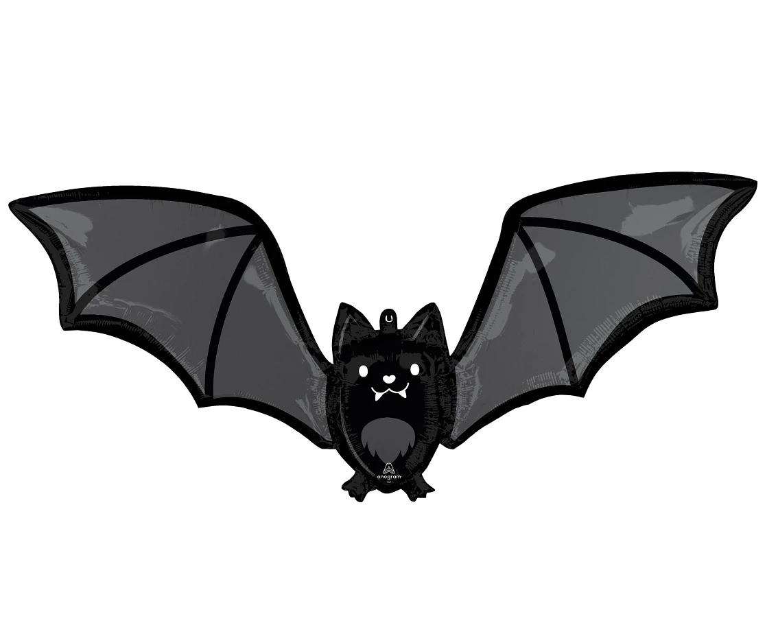 Balon foliowy SuperShape  Glow Batty Bat, 106cm w x 48cm KK