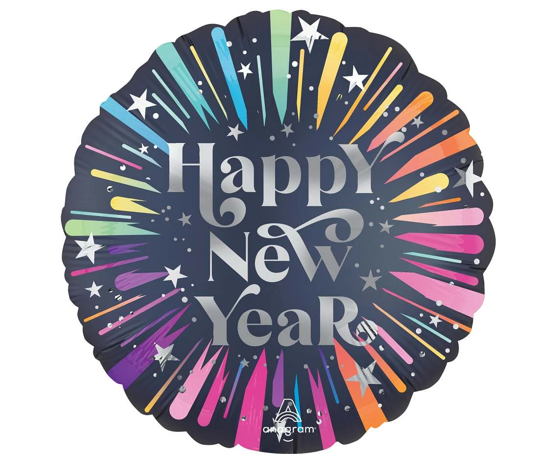 Balon foliowy 18" Satin XL  Satin New Year''''s Blast KK