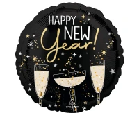 Balon foliowy 18"  Bubbly New Year KK